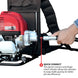 2HP Honda Concrete Vibrator with Flex Shaft Cable Whip Backpack - view 7