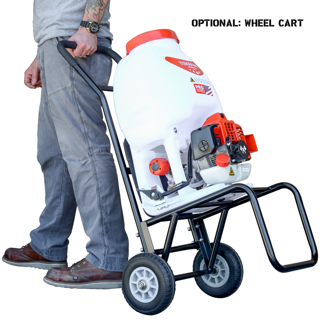 5 Gallon Gas Backpack Sprayer 450 PSI Pump with Nozzle Bundle - view 17