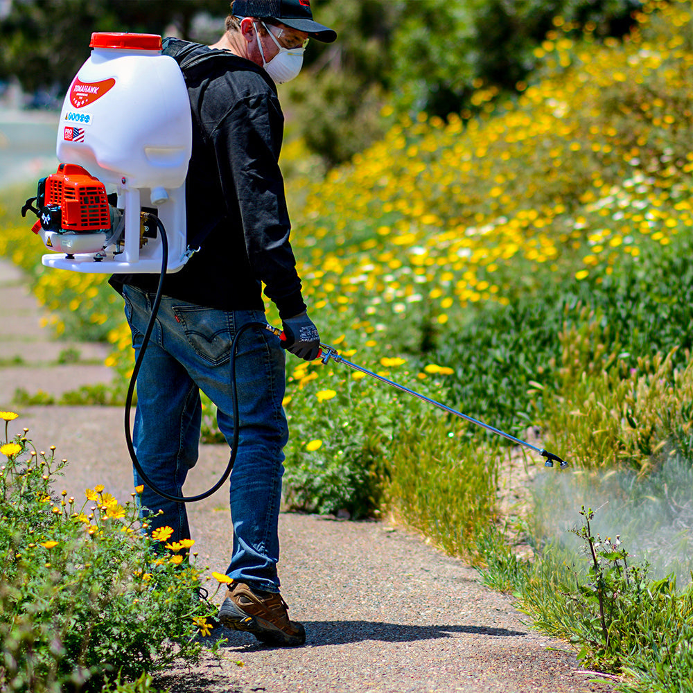 5 Gallon Gas Power Backpack Sprayer with Twin Tip Nozzle for Pesticides - view 2