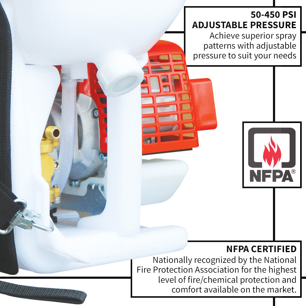 5 Gallon Gas Power Backpack Sprayer with Twin Tip Nozzle for Pesticides - view 9