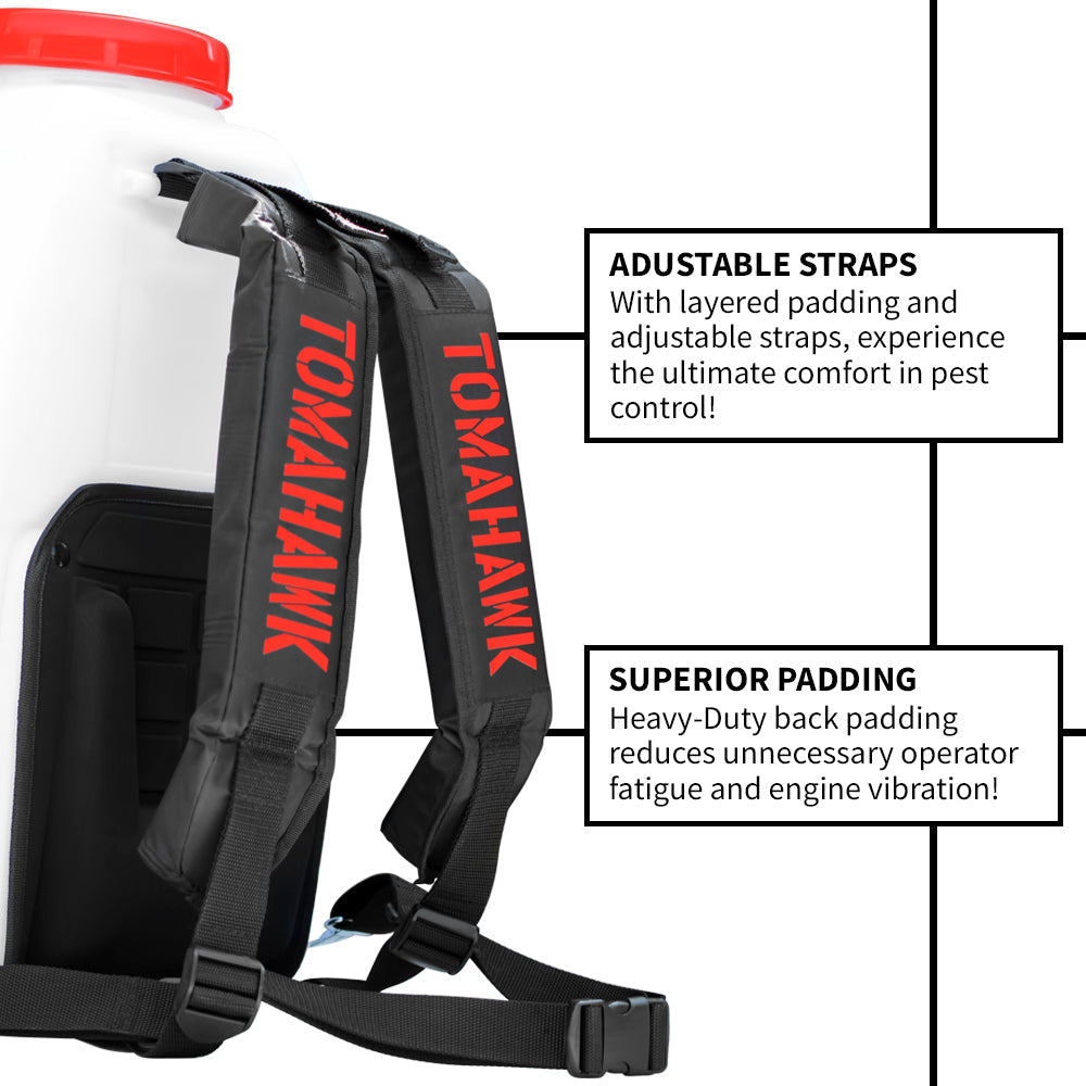 5 Gallon Gas Power Backpack Sprayer with Twin Tip Nozzle for Pesticides - view 10