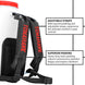 5 Gallon Gas Power Backpack Sprayer with Twin Tip Nozzle for Pesticides - view 10