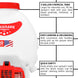 5 Gallon Gas Backpack Sprayer 450 PSI Pump with Nozzle Bundle - view 12