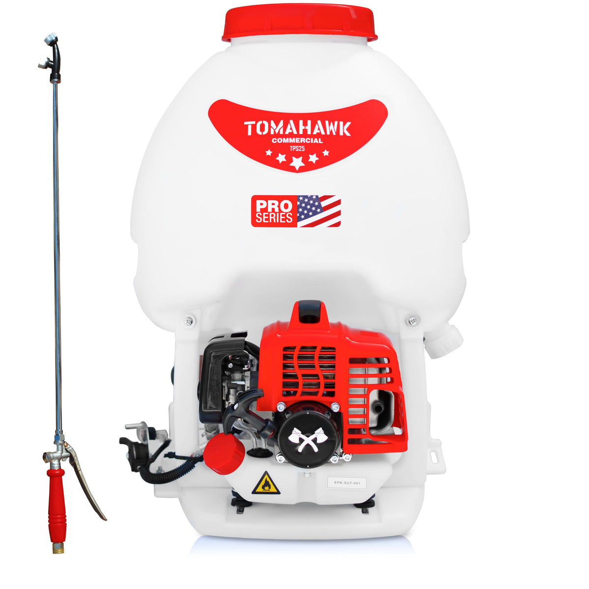 5 Gallon Gas Power Backpack Sprayer with Twin Tip Nozzle for Pesticides - view 12