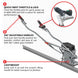 Battery Powered Vibrating Concrete Power Screed 36V/5Ah Float Finishing Tool (Choose 4ft, 6ft, 8ft, 10ft, 12ft, 14ft) - view 6