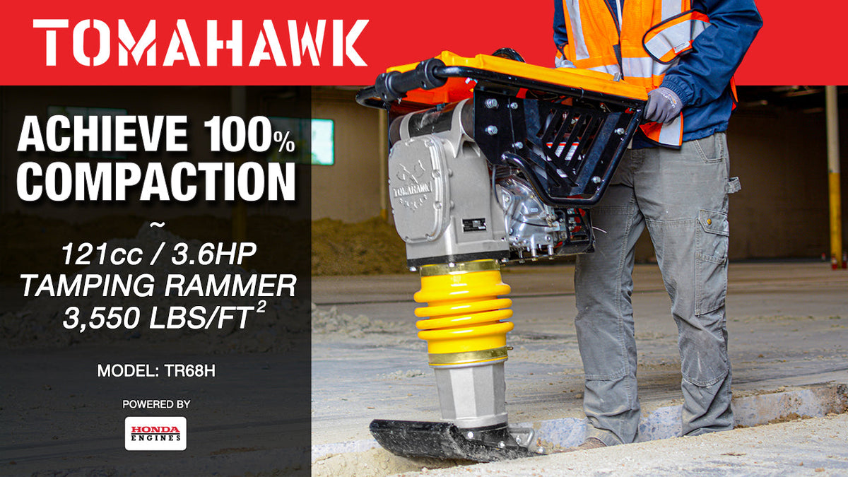 3.6HP Honda Vibratory Rammer Jumping Jack Tamper with Honda GXR120 Engine Impact Force 3,550 lbs/ft - view 3