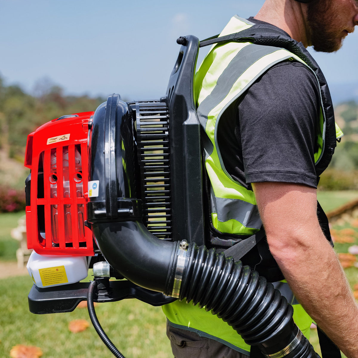Cardinal 63.3cc Backpack Leaf Blower 675 CFM 196 MPH Gas Powered Professional Lawn Care Landscaping Yard Cleanup - view 9
