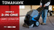 3-in-1 Commercial Carpet Extractor Cleaner, 18” Width, 9 Gallon Dual Tanks, Dual 1000W Motors for Hotels, Offices & Upholstery - view 3