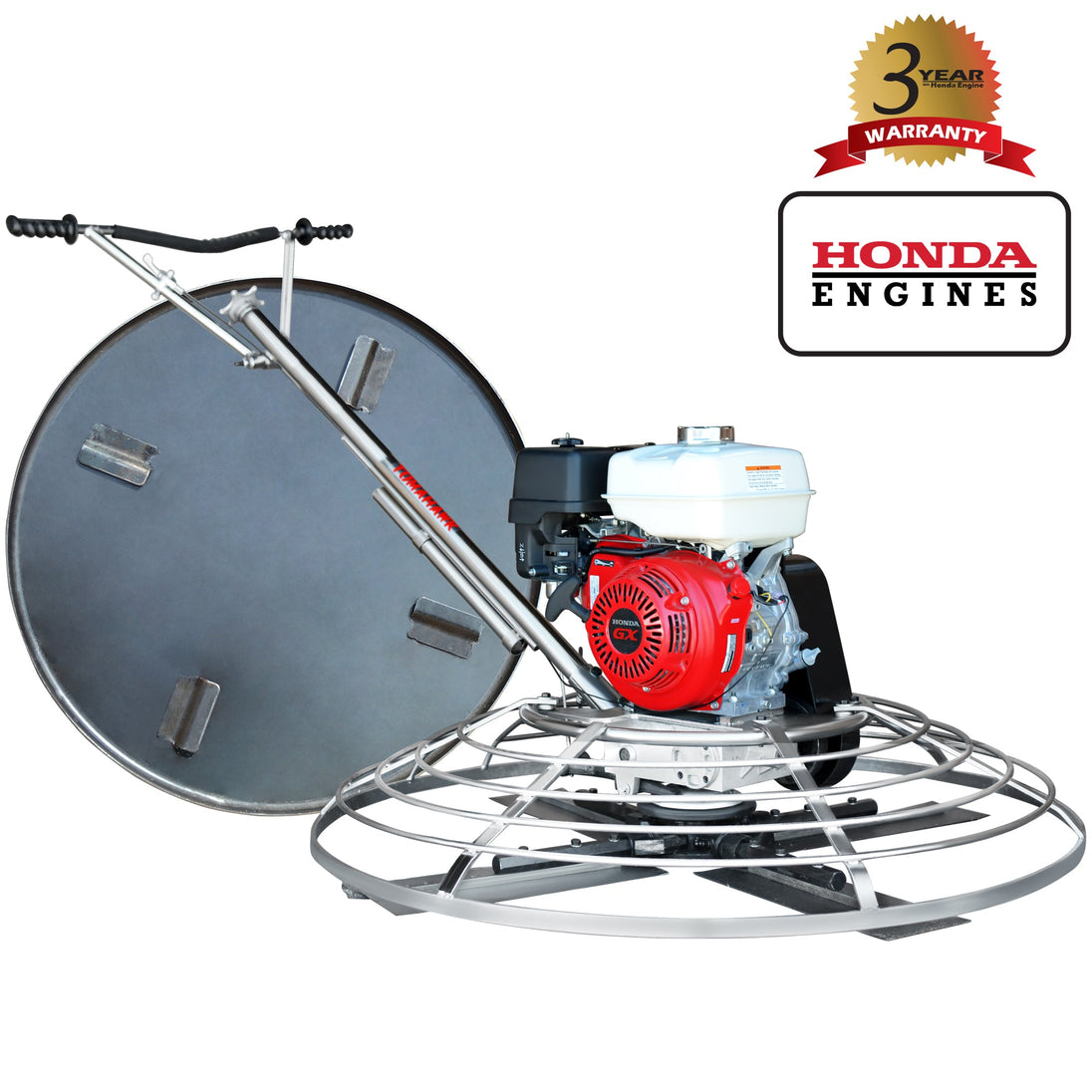 36" Concrete Power Trowel 5.5HP Honda with Float Pan Cement Finishing Tool - view 8