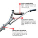 46" Concrete Power Trowel 14HP Kohler Float Pan Screed Edge Cement Finishing Tool - view 6