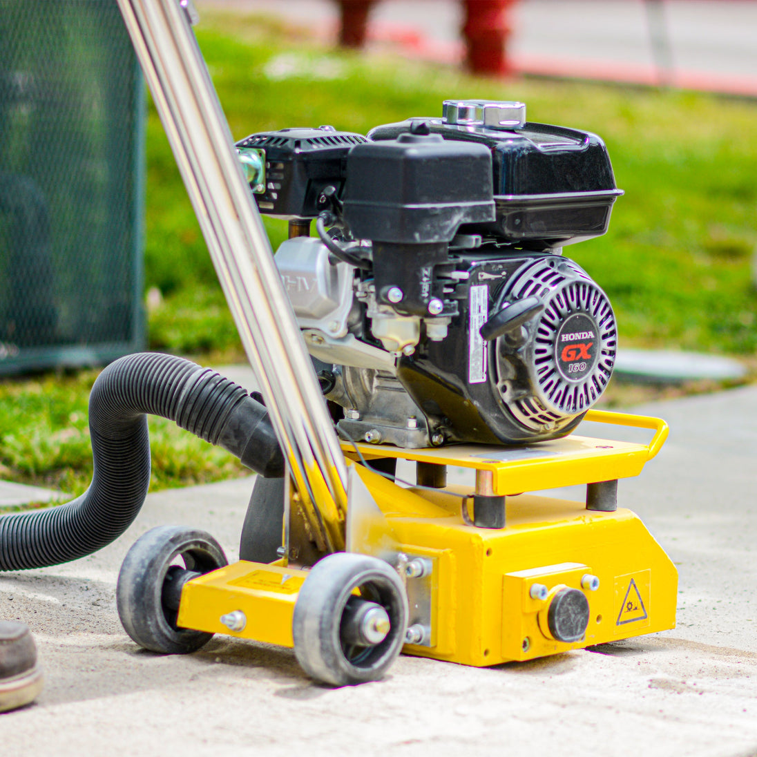 8” Gas Concrete Scarifier Planer Grinder with 5.5 HP Honda Engine & Drum - view 7