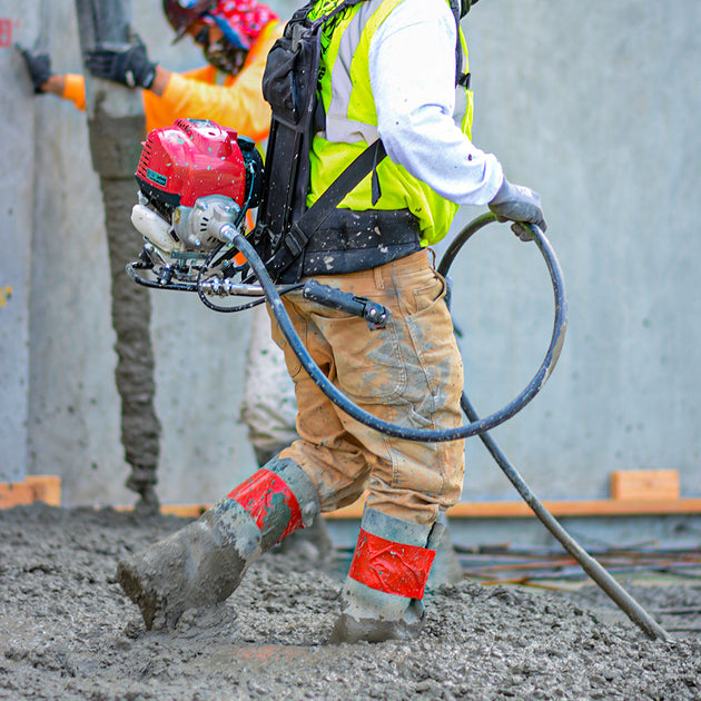 16 ft Concrete Vibrator Flexible Shaft Hose and Head - view 2