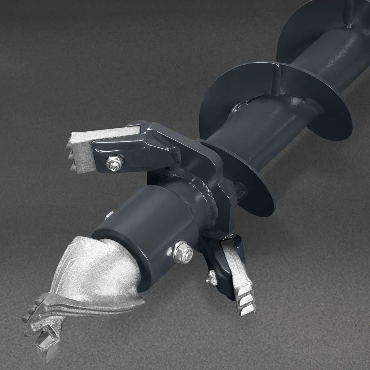 MechMaxx Drive Auger — 6", 9", 12" Bits, Mini Skid Steer Attachment