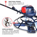 30" Battery-Powered Portable Power Trowel with 18ft Bull Float Handle - view 9