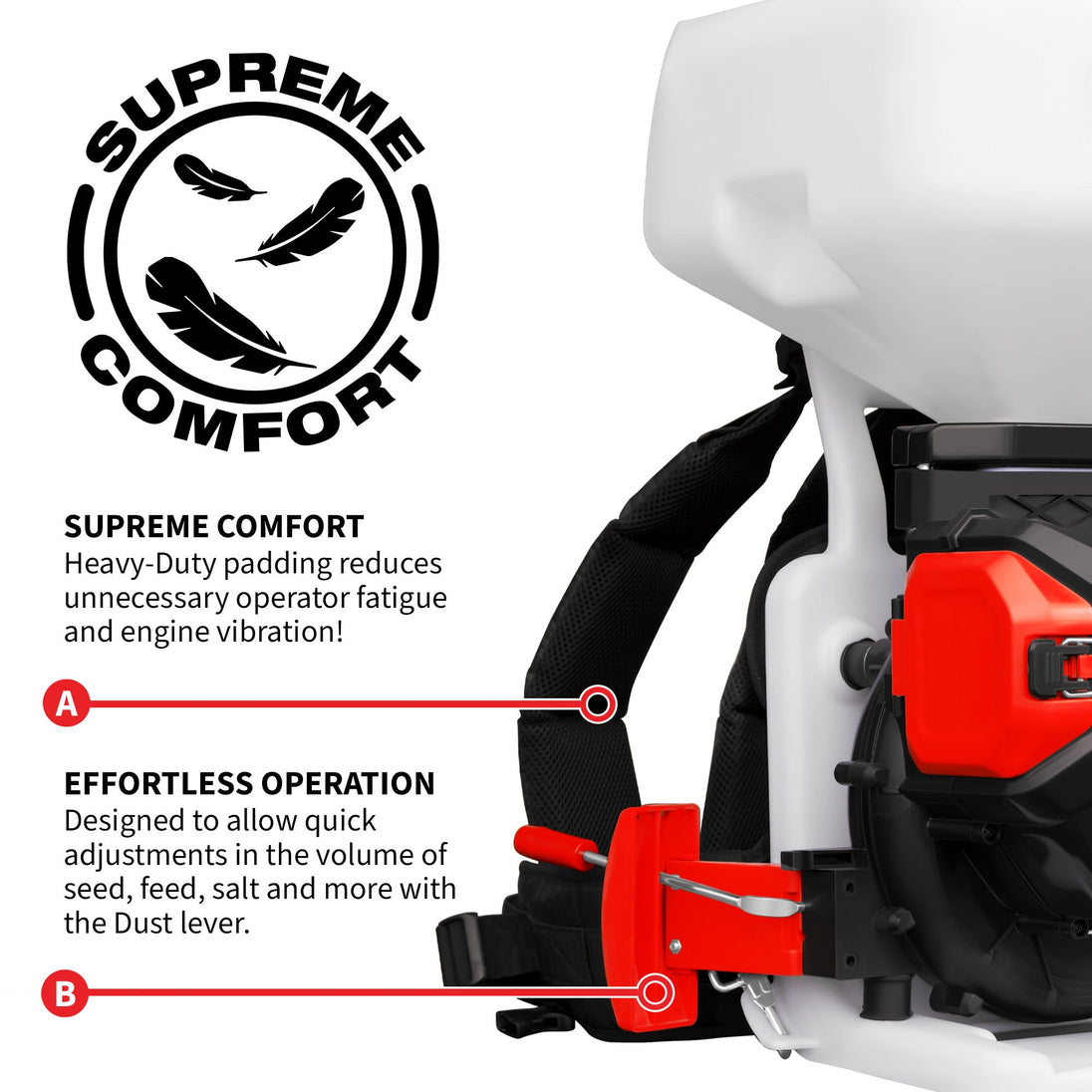 5 Gal Battery-Powered Fertilizer Spreader Broadcast Lawn Seed Ice Melt Salt - view 9