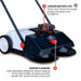 22" Battery Powered Push Sweeper With Double Brush System 18V Lithium-Ion - view 10