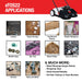 22" Battery Powered Push Sweeper With Double Brush System 18V Lithium-Ion - view 7
