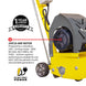 Electric 8” Concrete Scarifier Planer Grinder for Sidewalk Trip Hazard Repair, Traffic Line Removal - view 5