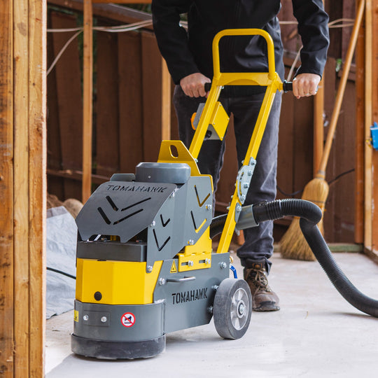 10" Electric Concrete Floor Grinder 1.5HP Motor for Smoothing, Floor Prep, Coatings - view 2