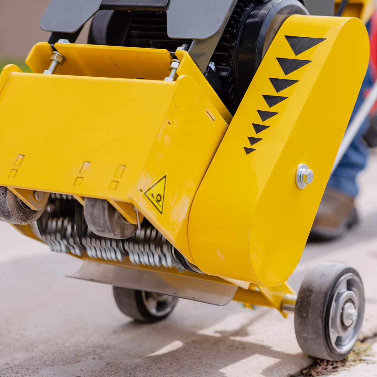 Electric 8” Concrete Scarifier Planer Grinder for Sidewalk Trip Hazard Repair, Traffic Line Removal - view 11