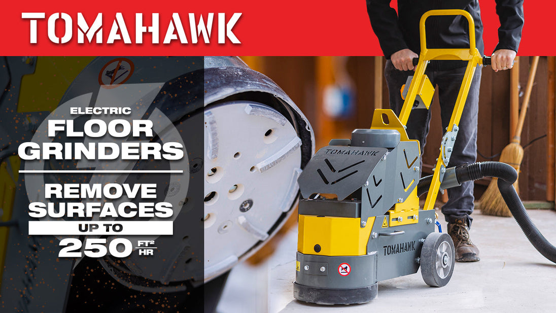 10" Electric Concrete Floor Grinder 1.5HP Motor for Smoothing, Floor Prep, Coatings - view 4