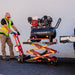 Electric Hydraulic Lift Table 600 lb, 59 in. Extension Portable Powered Scissor Lift Cart for Warehouses, Shops & Material Handling - view 2
