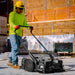 30" Battery Powered Push Sweeper with Triple Power Brooms Electric Drive and Dust Suppression Sprayer - view 13