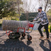 Tomahawk Electric Track Cart 330 lbs Load Capacity Battery Powered Utility Cart with Rubber Tread - view 10