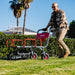 Tomahawk Electric Track Cart 330 lbs Load Capacity Battery Powered Utility Cart with Rubber Tread - view 2