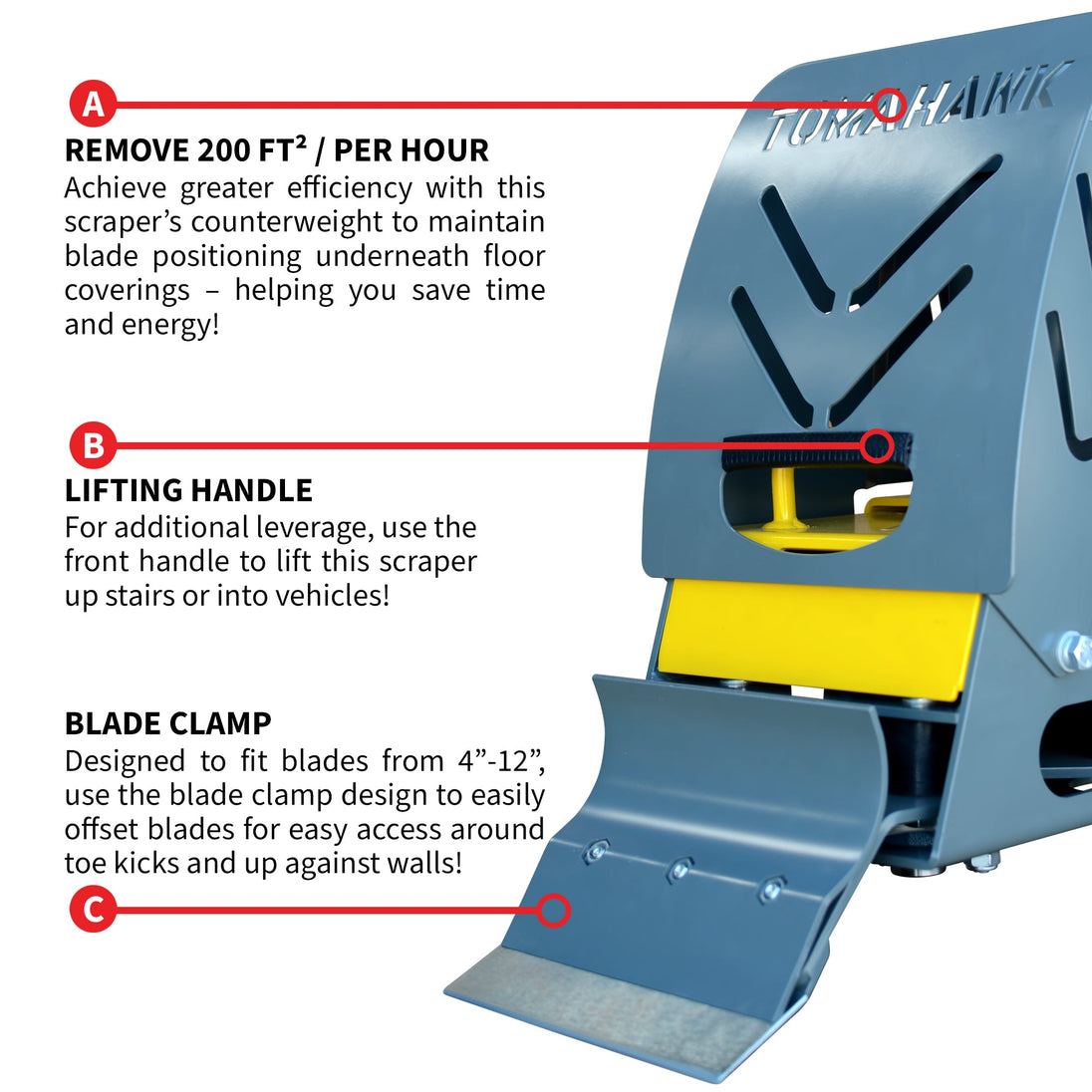 Electric Floor Scraper Vinyl Stripper Carpet Wood Floor Remover - view 7