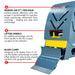 Electric Floor Scraper Vinyl Stripper Carpet Wood Floor Remover - view 7
