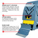 Electric Floor Scraper Vinyl Stripper Carpet Wood Floor Remover - view 7