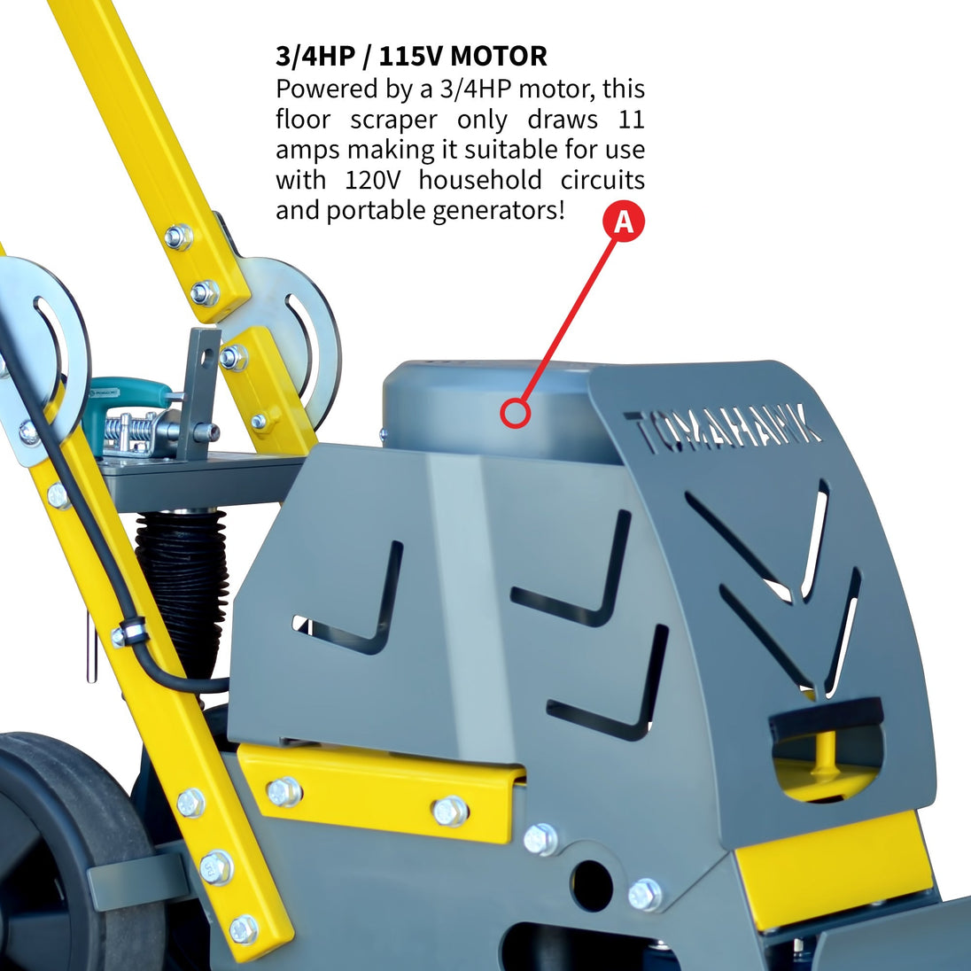 Electric Floor Scraper Vinyl Stripper Carpet Wood Floor Remover - view 6