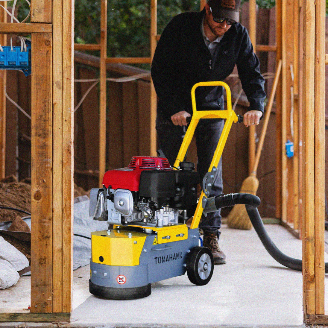 10" Honda Concrete Floor Grinder 10HP GXV390 Motor for Smoothing, Floor Prep, Coatings - view 2