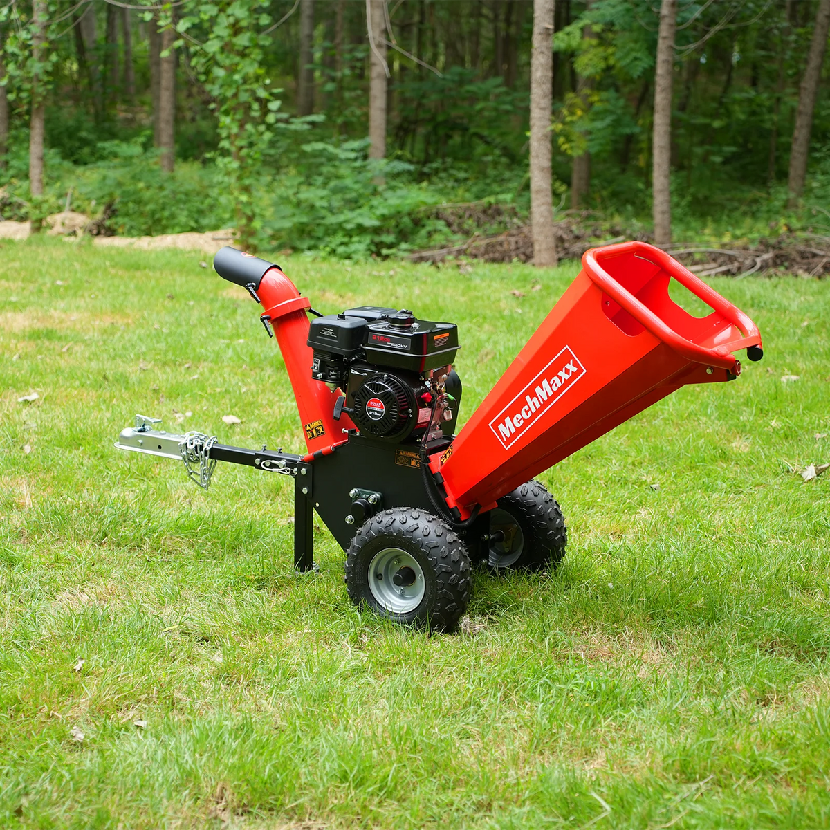 MechMaxx 4-inch wood chipper side view