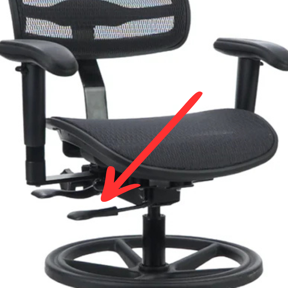 Height adjustment lever for Stealth chair
