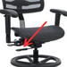 Height adjustment lever for Stealth chair