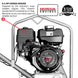 36" Honda Concrete Fast Pitch Power Trowel with 9HP Honda GX270 Finishing Blades Finishing Tool - view 4