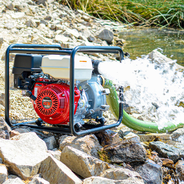3 Inch Trash Water Pump 375 GPM 8 HP GX240 powered by Honda Portable Utility X-Series - view 2