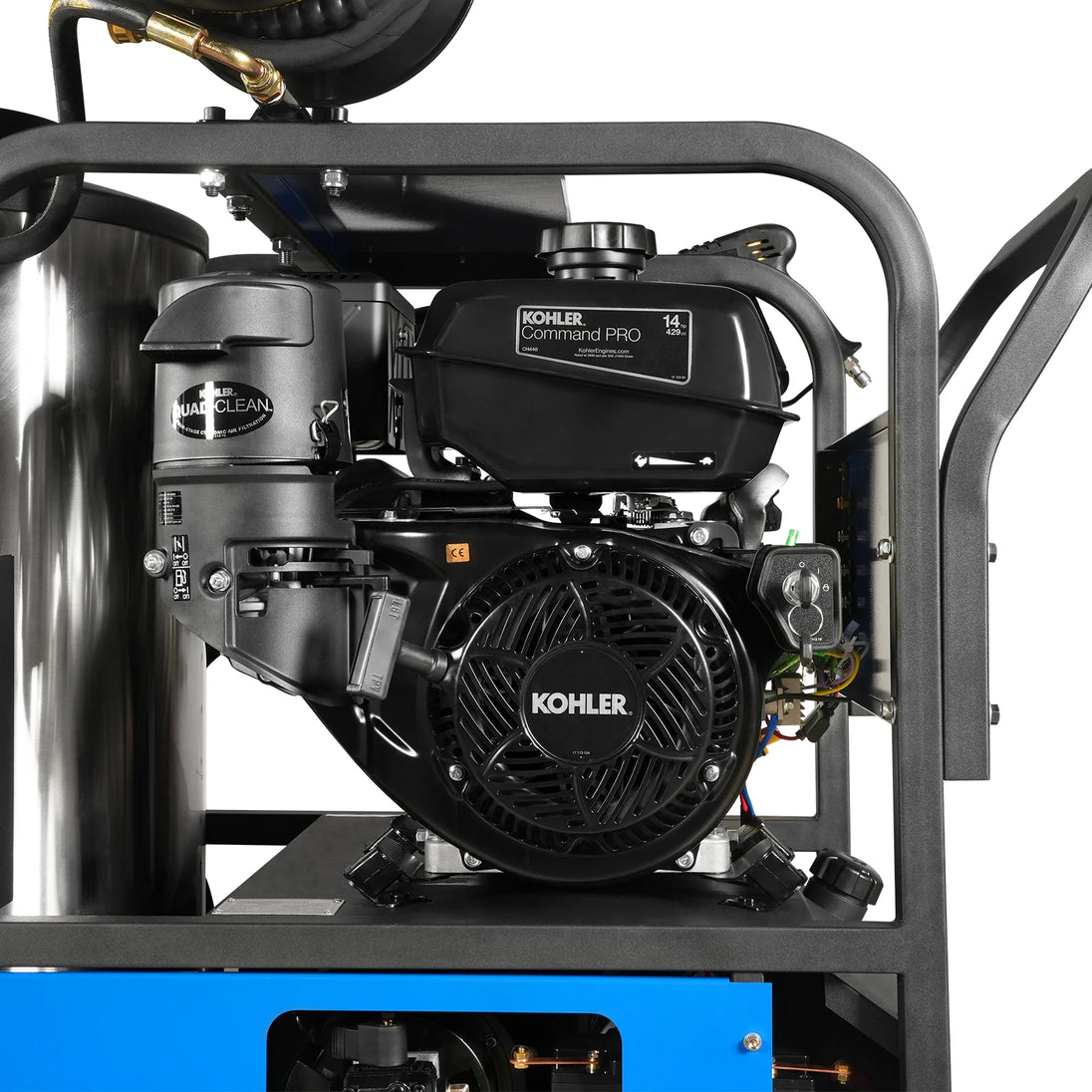 MechMaxx 4000 PSI 4 GPM KOHLER E-Start Engine Hot Water Pressure Washer with Hose Reel, HPW40K - view 4