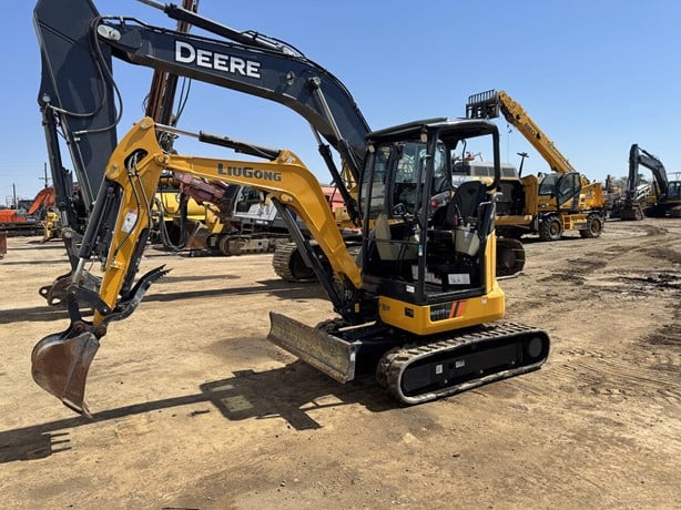 2019 LiuGong 9027F ZTS mini excavator with hydraulic thumb, open canopy