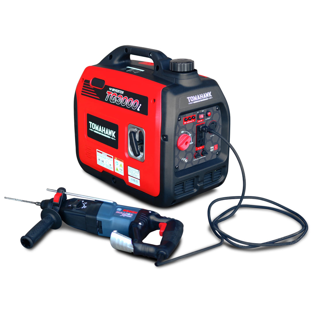 3000 Watt Inverter Generator Super Quiet Portable Gas Power Professional Use - view 15