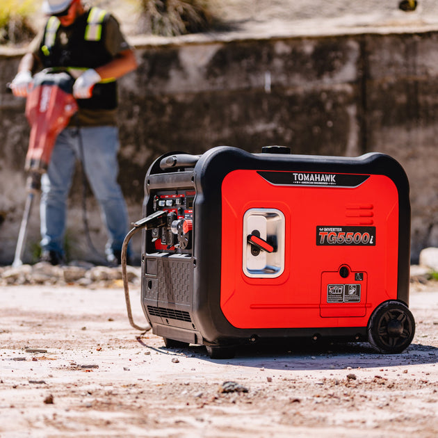 5500 Watt Inverter Generator Super Quiet Portable Gas Power Professional Use - view 2