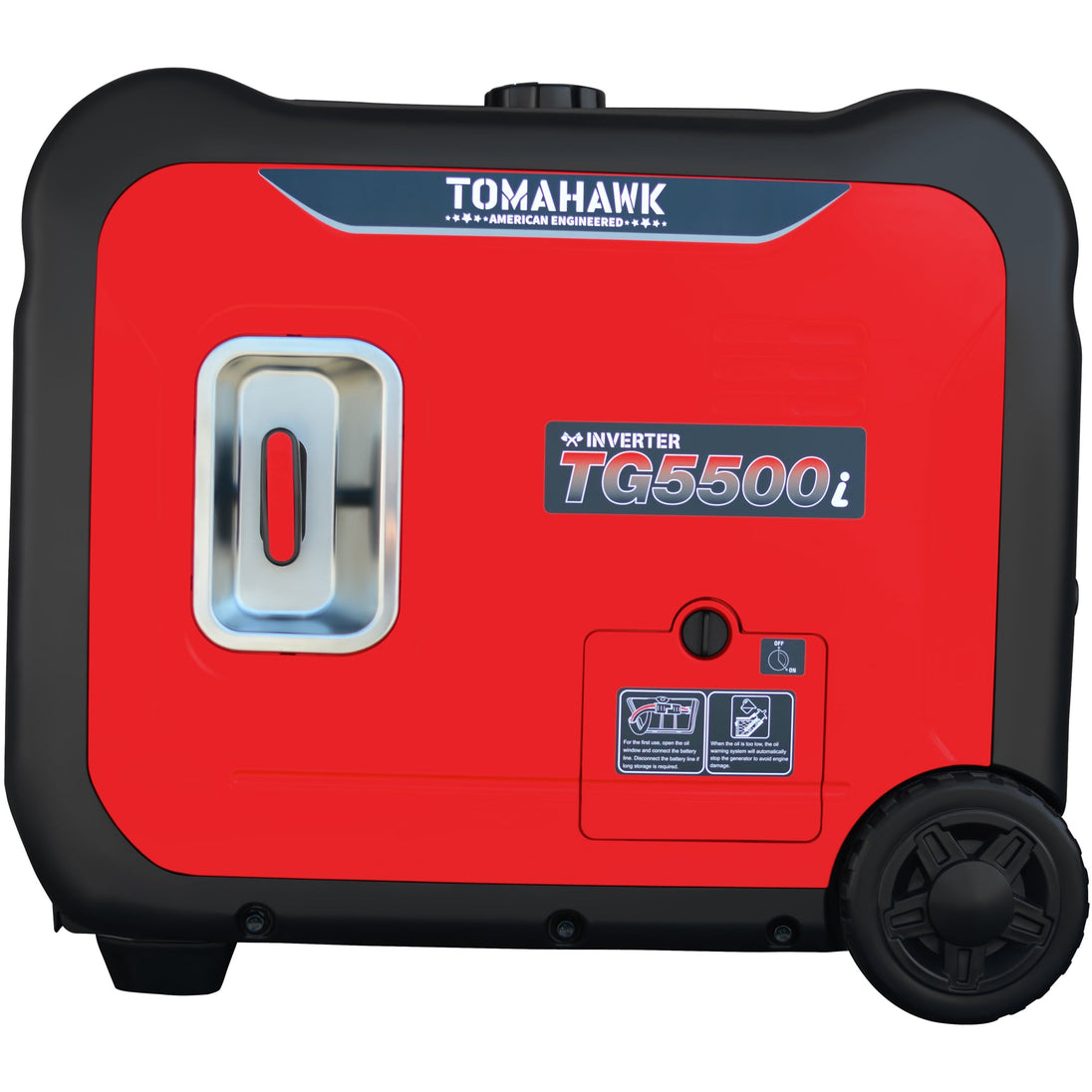 5500 Watt Inverter Generator Super Quiet Portable Gas Power Professional Use - view 9