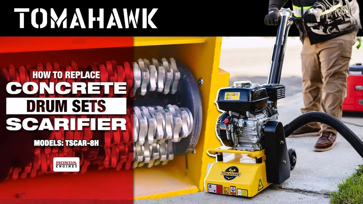 Electric 8” Concrete Scarifier Planer Grinder for Sidewalk Trip Hazard Repair, Traffic Line Removal - view 4