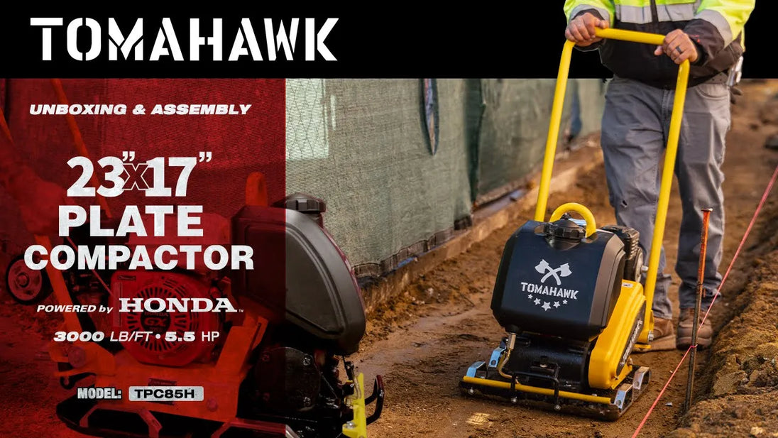 5.5 HP Honda Vibratory Plate Compactor 23x17" for Soil Asphalt Paver Compaction - view 4