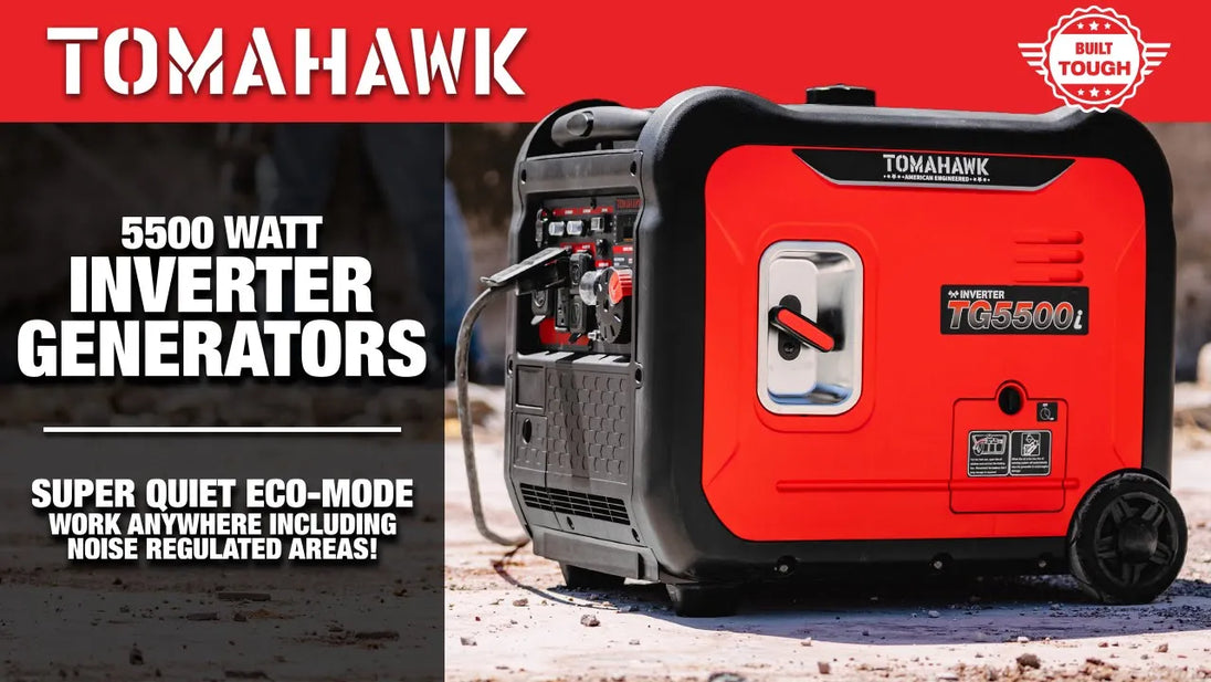 5500 Watt Inverter Generator Super Quiet Portable Gas Power Professional Use - view 4