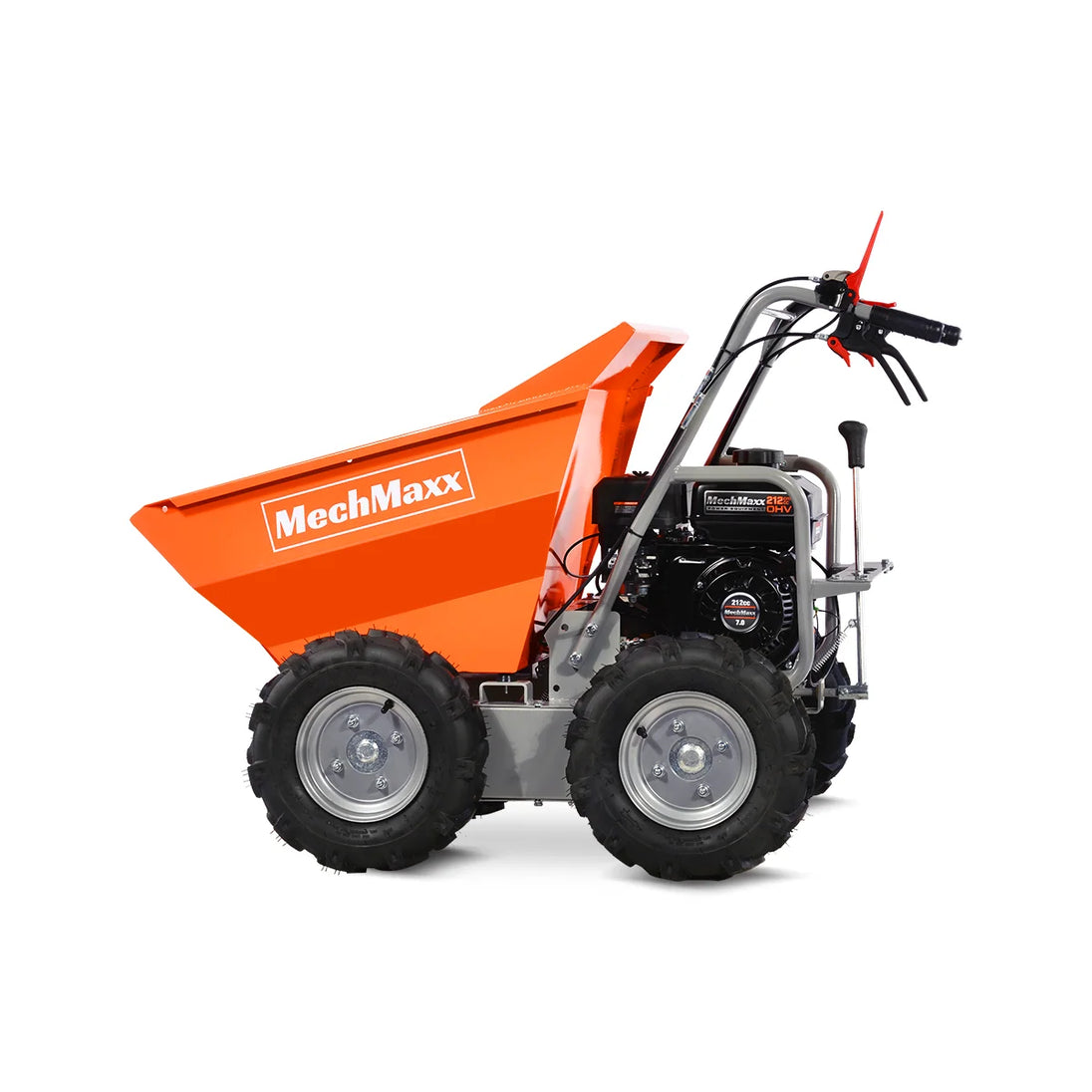 MechMaxx 660lbs Capacity 7HP Gas Powered Wheelbarrow Cart T30 3F+1R Gearbox , T30 - view 7