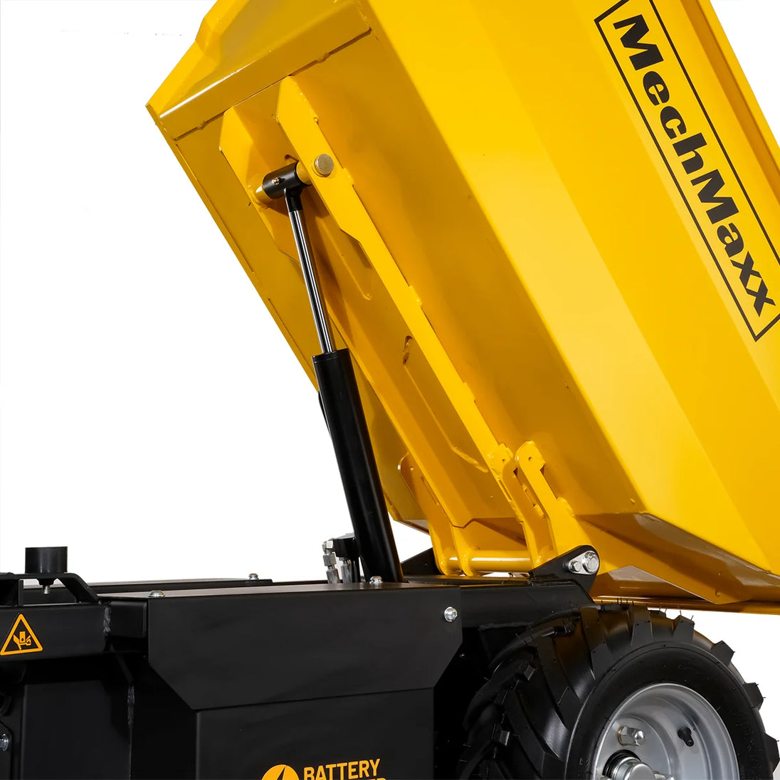MechMaxx 1100lb Loading 1000W DC Motor 48V Battery Powered Hydraulic Tipping Dump Cart, EH50 - view 7