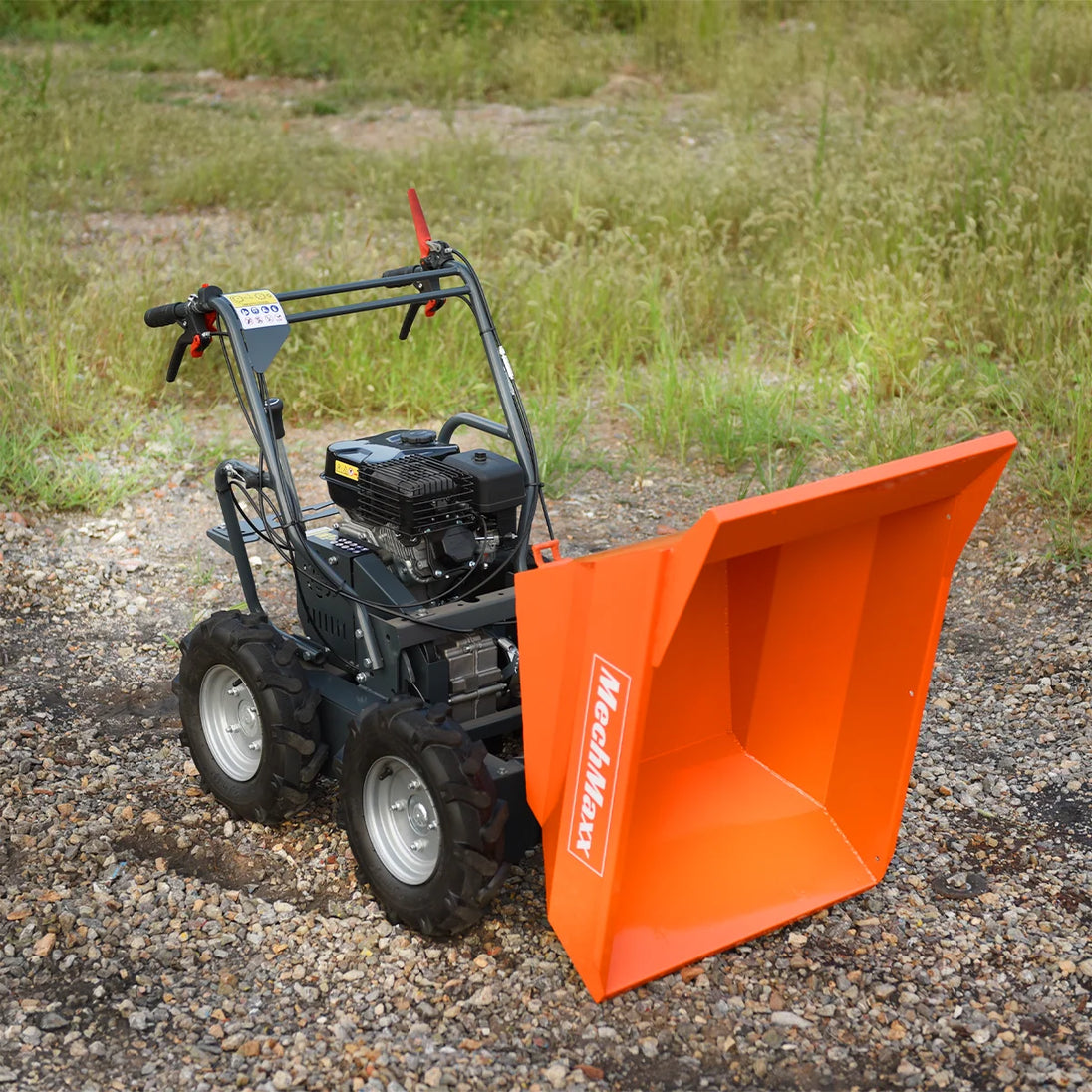 MechMaxx 660lbs Capacity 7HP Gas Powered Wheelbarrow Cart T30 3F+1R Gearbox , T30 - view 6